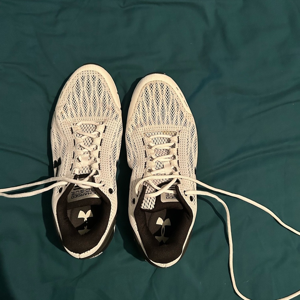 Under Armour White Mesh Sneakers